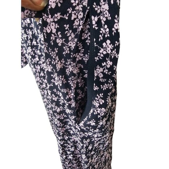 Philosophy Di Lorenzo Serafini Printed Midi Floral Pink Silk Dress SZ 0 - Picture 10 of 12